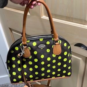 Coach polka dot dome satchel